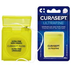 Нитка Curasept UltraFine unwaxed +CHX 50 м.