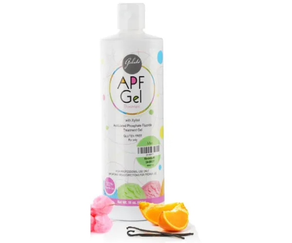 Фтористий гель. APF Gel 1.23%, Апельсинова ваніль 454 г Keystone Industries