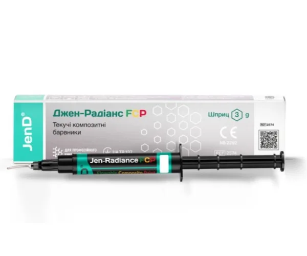 JEN-RADIANCE FCP ( White),композитний барвник,колір білий ,2 мл (3 Jendental