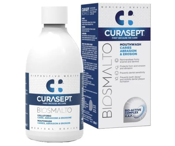 Ополіскувач BIOSMAL CARIES. ABRASHION AND EROSION 300 ml Curasept