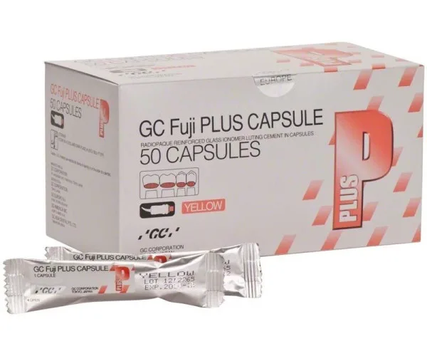 FUJI PLUS 50 капсул (А3) фіксуючий склоіономерний цемент.GC Gc (Японія)