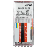 Super Files 18 мм. розмір 10, упаковка 6 шт. Mani