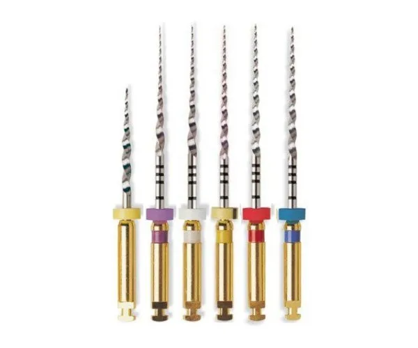 ProTaper 25мм, (Протейпер), машинні дрильбори нікельтитанові. Dentsply-maillefer (Німеччина)
