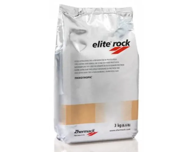 Супергіпс Elite Rock (Еліт Рок), 4 клас, коричневий, 3 кг. Zhermack Zhermack (Італія)