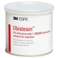 Ubistesin, (Убистезин/Убістезин), анестетик 1/200 000, 50 карпул. 3M ESPE