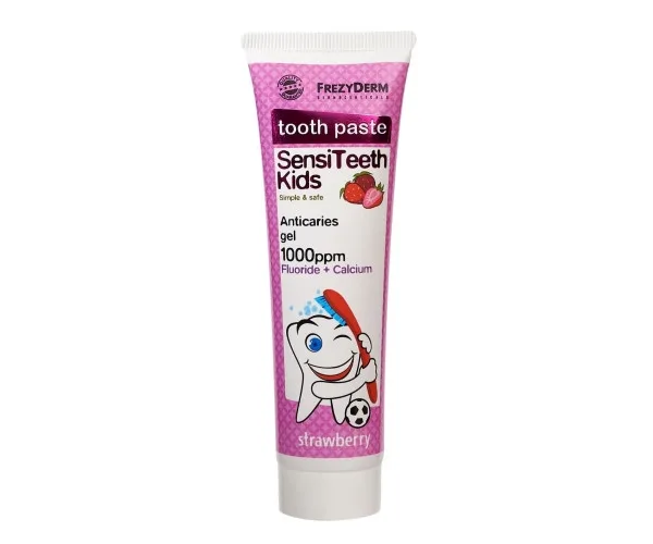 Дитяча зубна паста, Sensiteeth Toothpaste 1000ppm. 50ml. FrezyDerm Frezyderm Греція