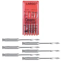 Largo (Ларго), 32мм., 6шт, машинні дрильбори. Dentsply-Maillefer - №1-6