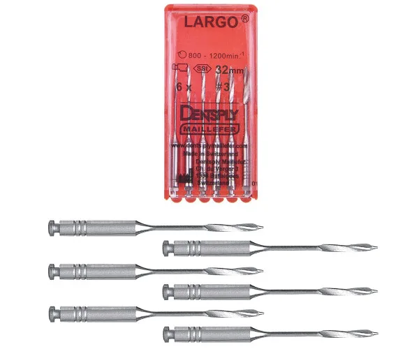 Largo (Ларго), 32мм., 6шт, машинні дрильбори. Dentsply-Maillefer - №1 Dentsply-maillefer (Німеччина)