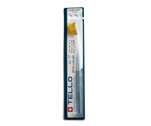 Зубна щітка Tello Ortho (Телло Орто), 4920, Ultra Soft, d 0,10 мм Tello Switzerland