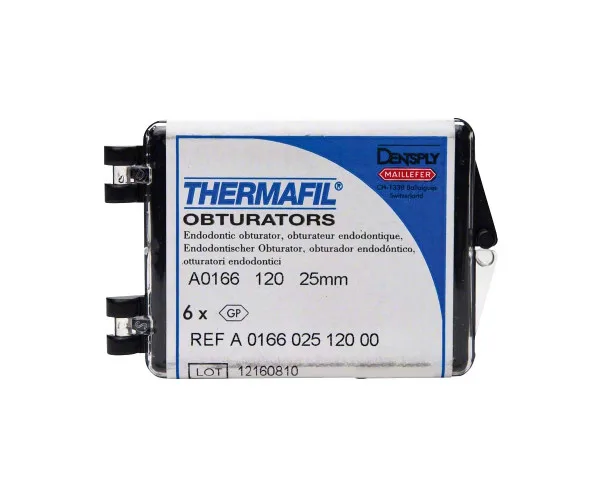 Thermafil (Термафіл), обтуратори, 1 упаковка, 6 шт Dentsply-maillefer (Німеччина)