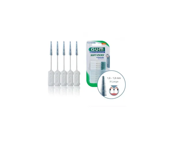 Безметалеві міжзубні йоржики GUM Picks 40 шт. GUM - Soft Picks