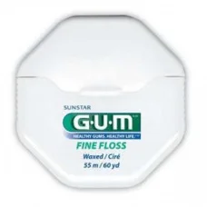 Зубна нитка GUM Fine floss (Файн флос)катушка  55 м. GUM