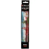 Зубна щітка Tello Junior Ultra Soft (Телло Джуніор Ультра Софт), Black, 4480, d 0,10mm.
