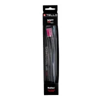 Зубна щітка Tello Black (Телло), 4920 Soft, d 0,12mm. - Рожевий