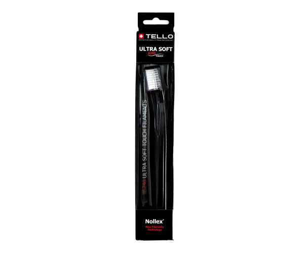 Зубна щітка Tello Ultra Soft (Телло Ультра Софт), 6240, Black — 19429 Tello Switzerland