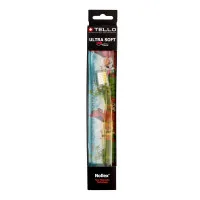 Зубна щітка Tello Junior Ultra Soft (Телло Джуніор Ультра Софт), Black, 4480, d 0,10mm. - Жовтий