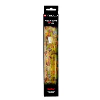 Зубна щітка Tello Kids (Телло Кідс), 10400 Mega Soft, Black, d 0,10mm. - Жовтий