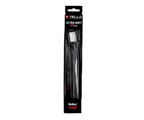 Зубна щітка Tello Ultra Soft (Телло Ультра Софт), 6240, Black — 19430 Tello Switzerland
