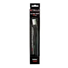 Зубна щітка Tello Ultra Soft (Телло Ультра Софт), 6240, Black, d 0,10mm. - Зелений