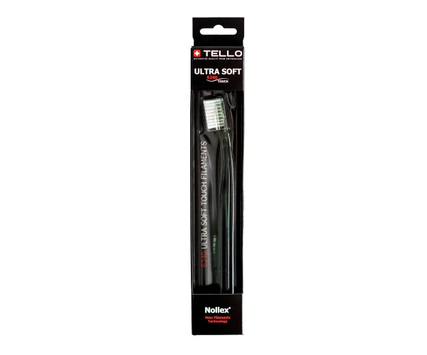 Зубна щітка Tello Ultra Soft (Телло Ультра Софт), 6240, Black — 19428 Tello Switzerland