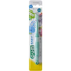 Дитяча зубна щітка GUM Baby від 0 до 2 років. GUM - Бірюзовий