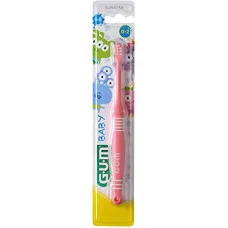 Дитяча зубна щітка GUM Baby від 0 до 2 років. GUM - Рожевий