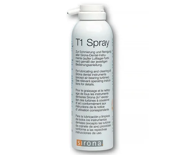 Sirona T1-spray (Т1-спрей), спрей-масло для очищення і промивання Dentsply sirona