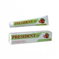 Дитяча зубна паста President Kids Strawberry (Президент Кідс Стравбері), з ксилітом та фтором, 450 ppm (від 3 до 6 років), полуниця, 50 мл. Betafarma