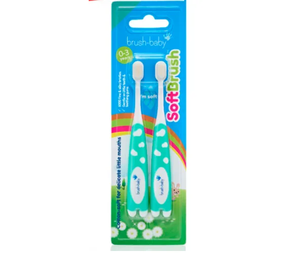 Зубна щітка Softbruch, від 0 до 3 років. Brush Baby Brush-Baby