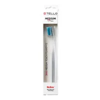 Зубна щітка Tello White (Телло Вайт), 3940 Medium, d 0,15mm - Фіолетовий