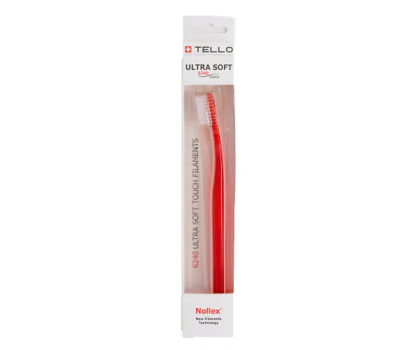 Зубна щітка Tello White (Телло Вайт), 6240 Ultra Soft, d — 33552 Tello Switzerland