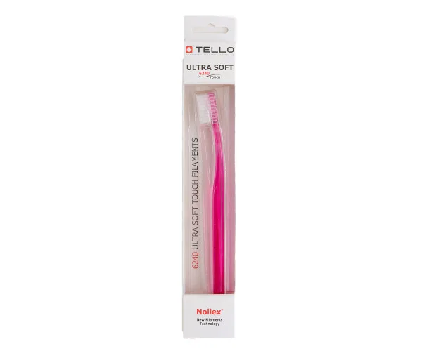 Зубна щітка Tello White (Телло Вайт), 6240 Ultra Soft, d — 33553 Tello Switzerland
