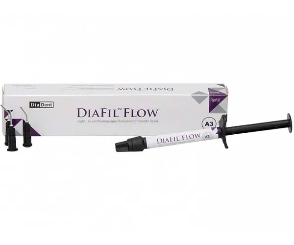 DiaFil Flow (Діафіл флоу), фотополімерний, рідкий композит, шприц 2г Diadent (Корея)
