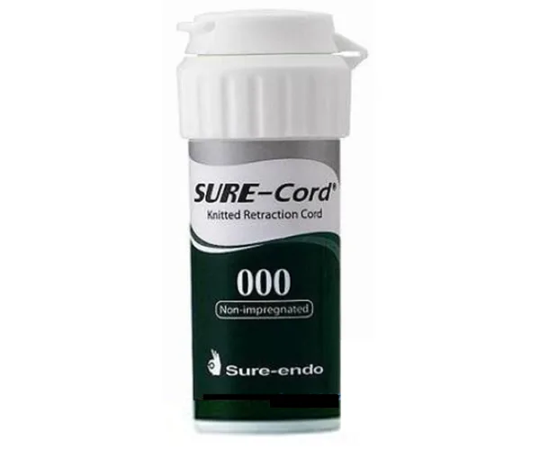 Sure-Cord(Сюре Корд),непросочена ретракційна нитка. Sure Endo - 000 Sure-endo