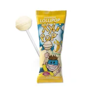 Корисні льодяники з ксилітолом, на паличці, Xylipop (Ксиліпоп), 1 шт. Miradent - Банан