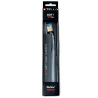 Зубна щітка Tello Black (Телло Блек), 4920 Soft, серія патріотична d 0,12mm.