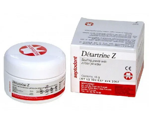 Detartrine Z, полірувальна паста, упаковка 45 г. Septodont