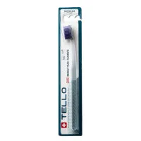 Зубна щітка Tello (Телло), 3940 Medium, d 0,15mm - Фіолетова