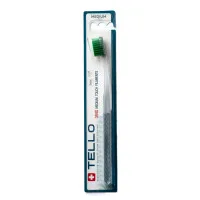 Зубна щітка Tello (Телло), 3940 Medium, d 0,15mm - Зелений