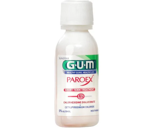 Пробник ополіскувач для порожнини рота GUM Paroex 0,12 % 30 мл.GUM