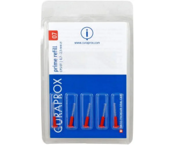 Йоржики Curaprox CPS prime 07 PLUS (червоні) 5 шт без тримача