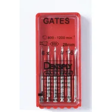 Gates Glidden drill #1-6 (28 мм, 6 шт).Dentsply-Sirona