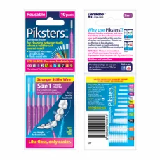 Щітка міжзубна, йоржик міжзубний фіолетовий №1 (0.45 мм) 10 шт.Piksters