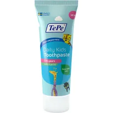 Дитяча зубна паста Tepe Daily Kids 3-6 років, 75 мл.Tepe Розпродаж (Термін 04-2025)