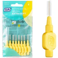 Йоржики TePe EXTRA SOFT "4" 0.7 mm, жовті, 8 штук