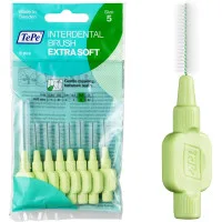 Йоржики TePe EXTRA SOFT "5" 0.8 mm, зелені, 8 штук