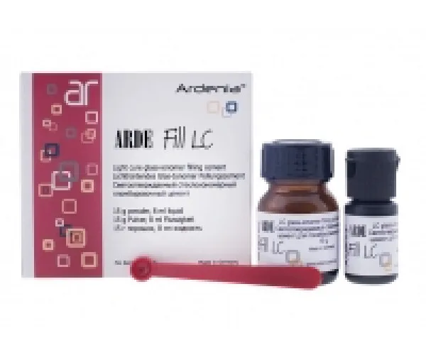 Arde Fill LC Склоіономерний цемент для пломбування 15 гр+8 гр колір А3 Ardenia