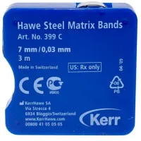 Металева матрична стрічка Hawe Steel Matrix Bands 399C 0,03 mm 7 mm.KERR