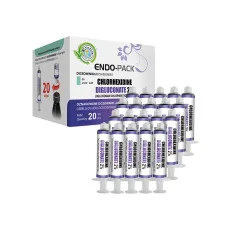 Шприци для промивання ENDO-PACK Gluco-Chex 2% 1 шт. 5 мл. Cerkamed.