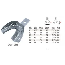 Ложка металева розмір L (DI.700.050)  нижня.